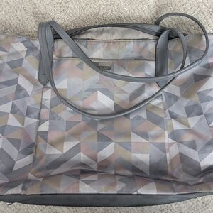 Tumi Women's Geometric Gray Tote Bag